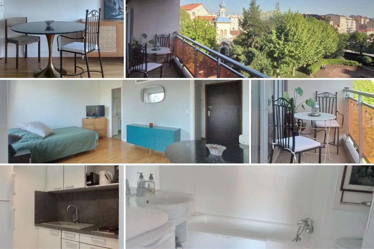 Studio 30M Avec Balcon Et Parking, Casa Lyon location